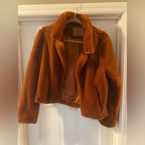 BlankNYC Faux Fur Coat Jacket